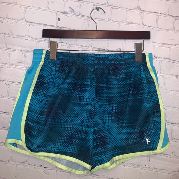Danskin Now Pants - Danskin Now Dark Blue & Yellow Athletic shorts M